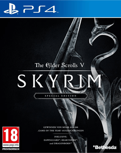 Elder Scrolls V: Skyrim [Steelbook Edition] box art for Playstation 4
